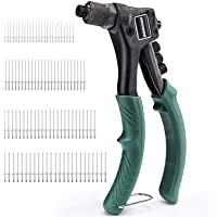 METAKOO Remachadora Manual- Pistola Remachadora con 4 Cabezales de Codificación de Colores Intercambiables- Juego…